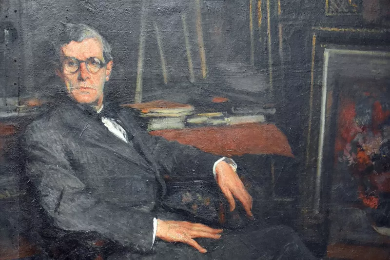Jacques-Émile Blanche - Portrait du peintre Jean Dupas (cropped)