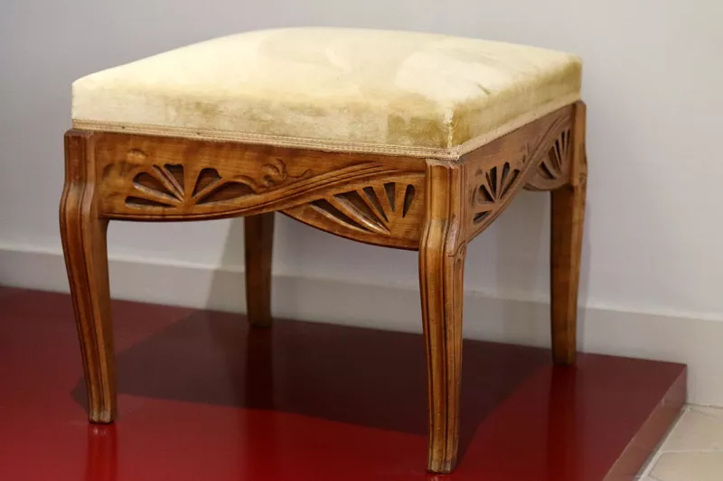 Borély-art nouveau-Gallé-tabouret