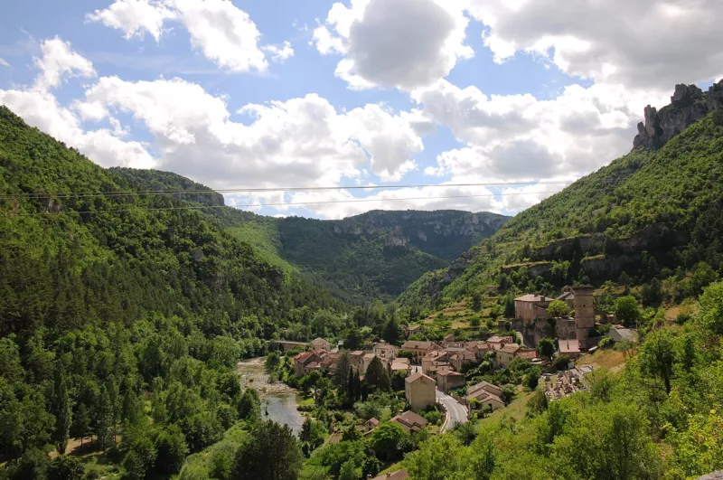 Panoramic view of La Roque-Ste-Marguerite from the East - panoramio