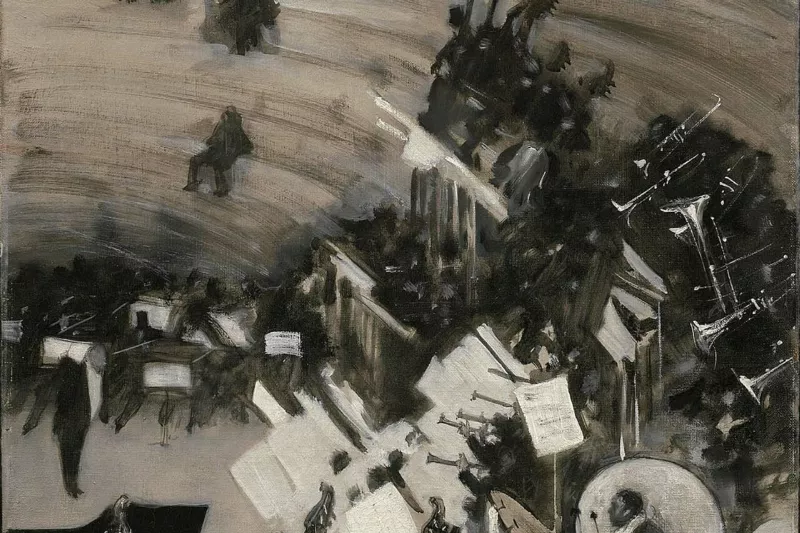 Rehearsal at the Cirque d'Hiver by John Singer Sargent