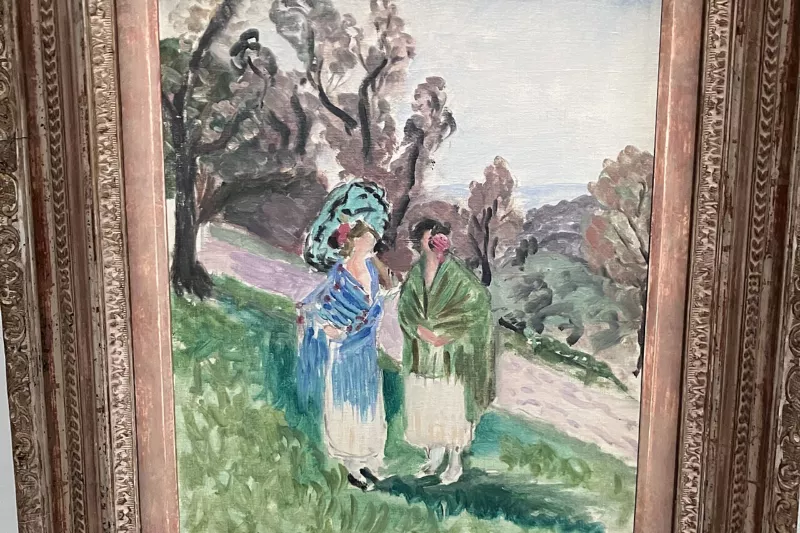 Deux femmes dans un paysage by Henri Matisse