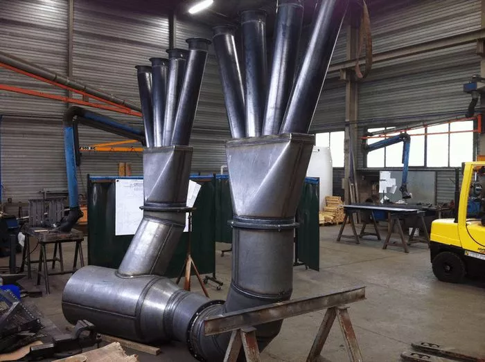 Chaudronnerie Industrielle - Fabrication d’un distributeur / cintrage pièces
