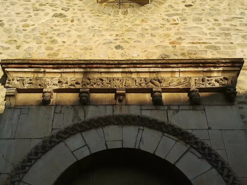 20150207 - Église Sainte-Marie du Boulou - Portail 5