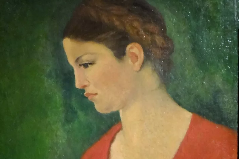 Portrait de Dina, 1940, Aristide Maillol, huile sur toile (2)