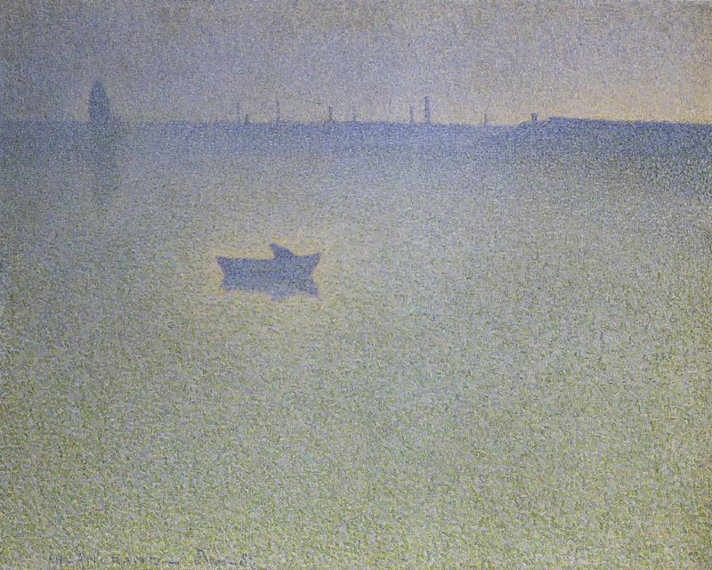 Charles Angrand - La Seine à l’aube (La Brume) - Petit Palais Geneva