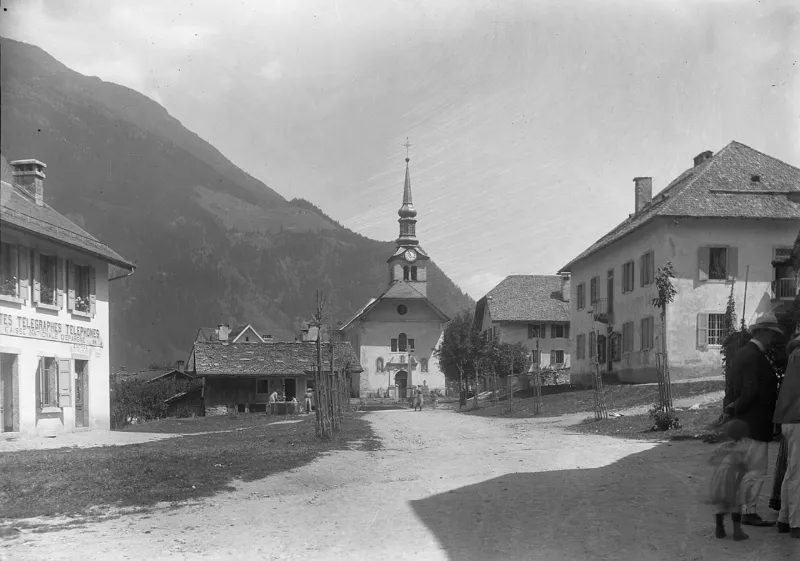 Chamonix - église des Houches - btv1b10124162p