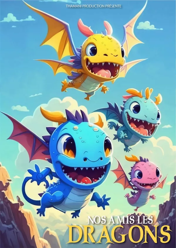 Affiche : Nos amis les dragons
