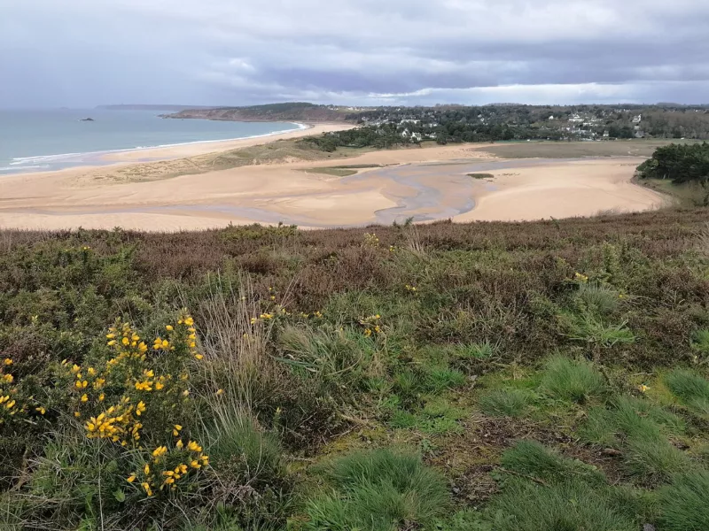 Plage Sables d'Or les Pins mars 2022