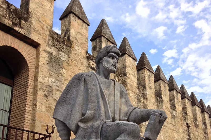 Statue of Averroes in Córdoba, Spain