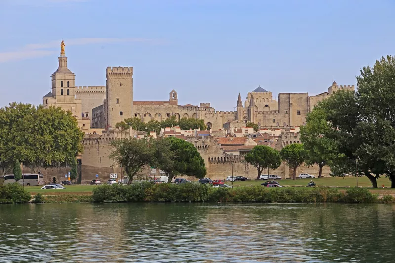 00 0711 Avignon (Frankreich) - Kathetrale und Papstpalast