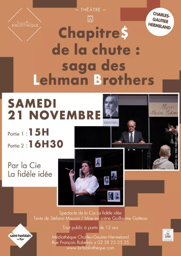 Affiche : Chapitres de la chute : saga des Lehman Brothers par La Fidèle idée - Livre 3